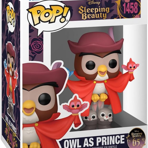 Funko Pop Disney: Sleeping Beauty 65th Anniversary - Owl As Prince Figure