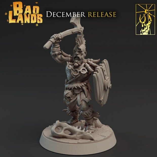 Wild warrior Gunnar Figure (Unpainted)