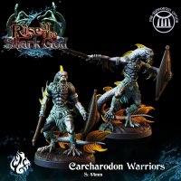 Carcharodon Warriors Figure (Unpainted)