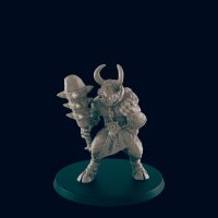 Minotaur with a club Figure (Unpainted)