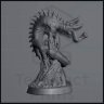 Giant Chameleon Figure (Unpainted)