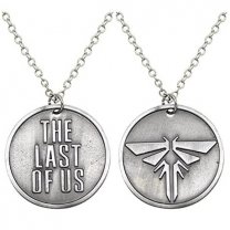 FL Beauty The Last Of Us - Engraved And Firefly Round Pendant Necklace