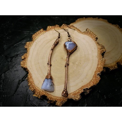 Crystal Bones Earrings