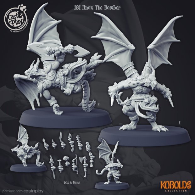 Iinox The Bomber Figure (Unpainted)