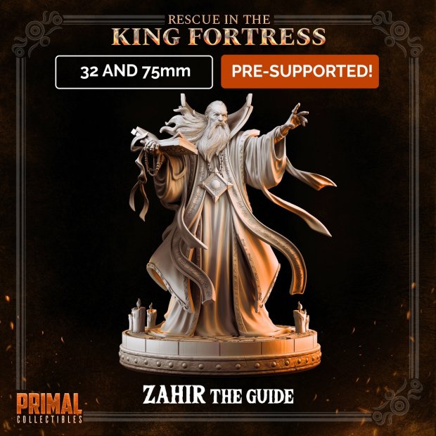 Zahir The Guide Figure (Unpainted)