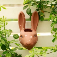 Rabbit Head Wall Vase