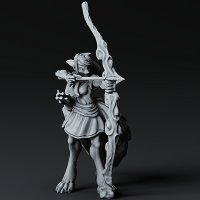 Fox on the hunt Figure (Unpainted)
