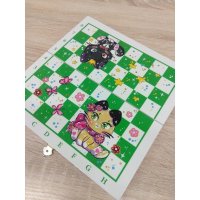 Handmade Anime Cats Travel Chess