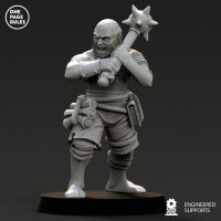Librarian with mace Figure (Unpainted)