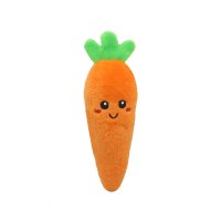 Fruit & Vegetable Plush Pet Toy (Carrot)