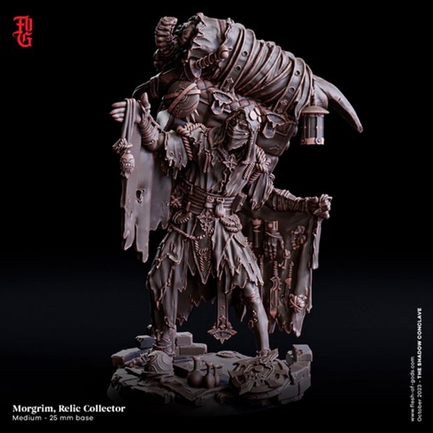 Morgrim, The Relic Collector Figure (Unpainted)