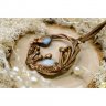 Mushrooms With Amazonite Pendant Necklace