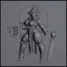Cassia - Lyra's Song, Bugbear-Bard Figure (Unpainted)