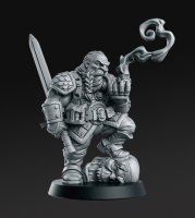 Garaldir Dwarf Figure (Unpainted)