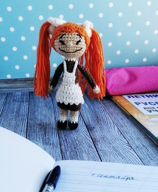 Schoolgirl Plush Toy