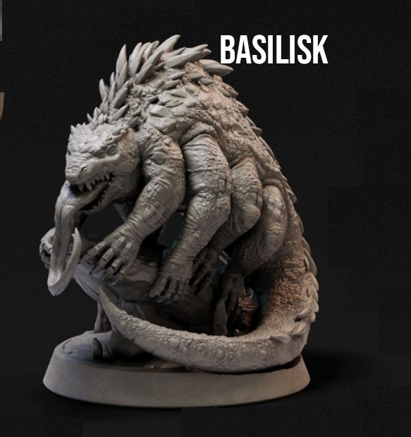 Basilisk Figure (Unpainted)