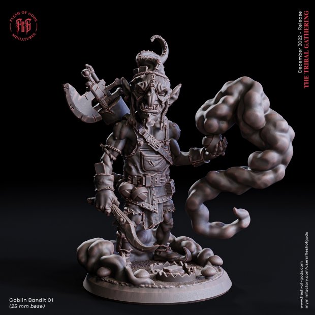 Goblin Bandit 03 Figure (Unpainted)