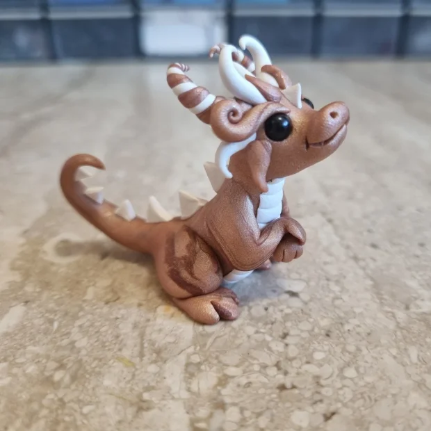 Cute Baby Dragon Figure