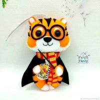 Handmade Tiger Harry Potter Plush Toy