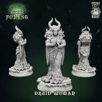 Druid Woman Figure (Unpainted)