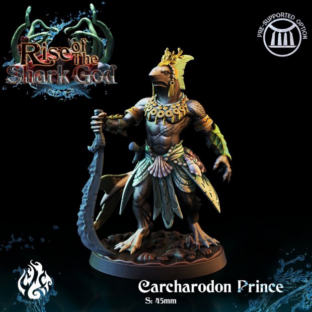 Carcharodon Prince Figure (Unpainted)