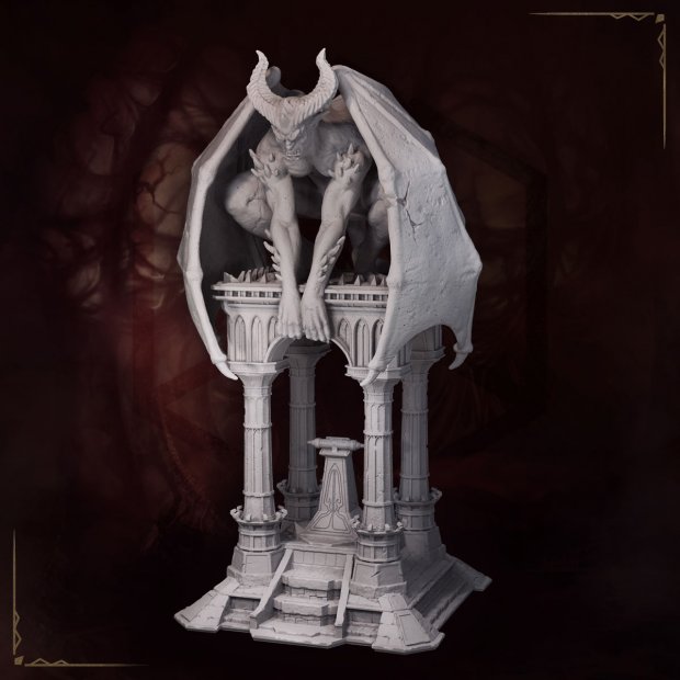 Pedestal of Greed, terrain Figure (Unpainted)