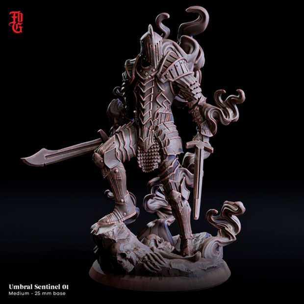 Shadow Killer, Guardian of the Twilight Cult Figure (Unpainted)