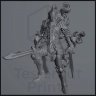 Shadow Killer, Guardian of the Twilight Cult Figure (Unpainted)