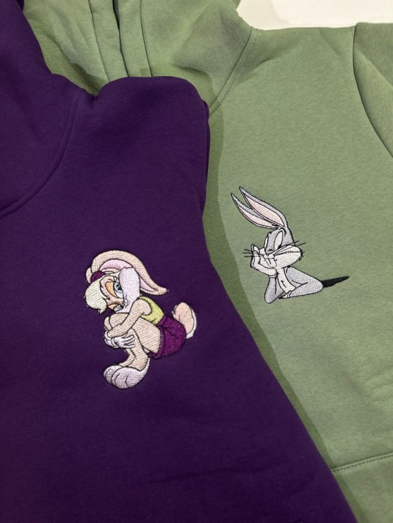 Looney Tunes - Bugs and Lola Bunny Hoodies (2pcs)