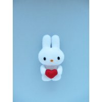 Rabbit With Heart (9 cm) Plush Toy