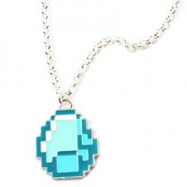 Jinx Minecraft - Diamond Ore Pendant Necklace
