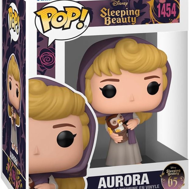 Funko Pop Disney: Sleeping Beauty 65th Anniversary - Aurora with Owl Figure