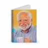 Hide The Pain Harold Meme Spiral Notebook