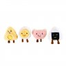 Cat Plush Toy with Built-In Bell (Cheese)