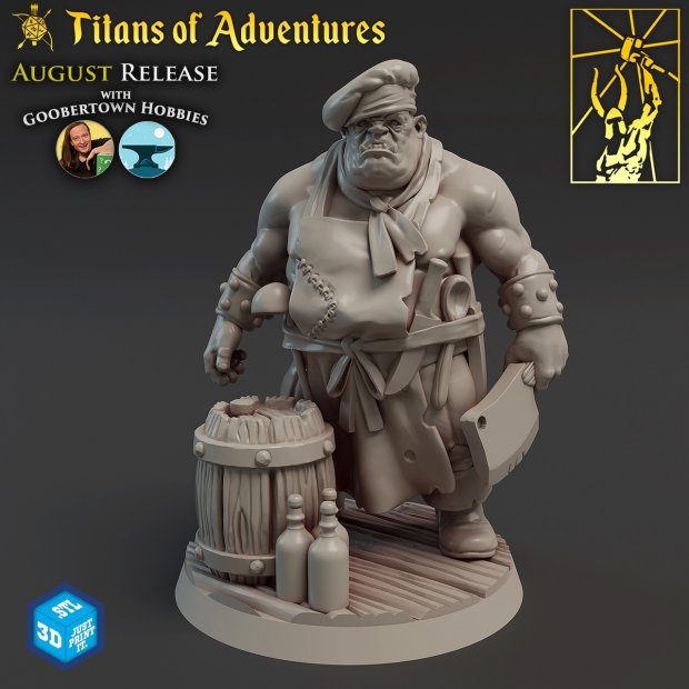 Orc Butcher Figure (Unpainted)