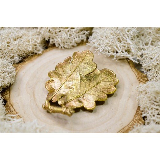 Oak Branch Brooch