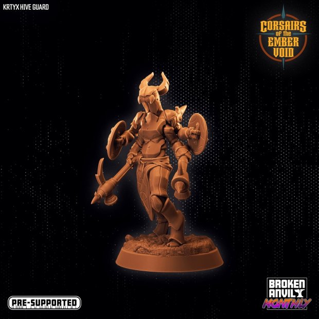 Krtyx Hive Guard Figure (Unpainted)