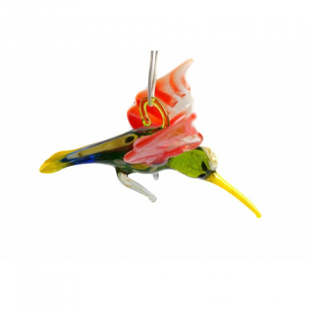 Colorful Hummingbird Figure