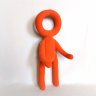 Alan Becker Stickman Orange Plush Toy