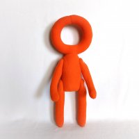 Alan Becker Stickman Orange Plush Toy