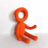 Alan Becker Stickman Orange Plush Toy