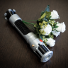 Personalized Obi-Wan  Kenobi's Lightsaber Bridal Bouquet Holder | Star Wars wedding