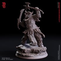 Yakfolk Warrior Figure (Unpainted)