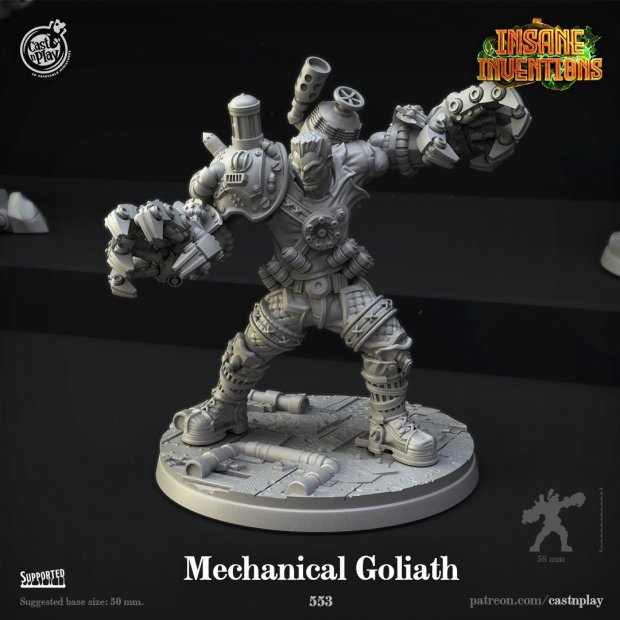 Mechanical Goliath Figure (Unpainted)