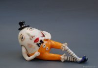 Handmade Porcelain Humpty Dumpty Figurine