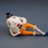 Handmade Porcelain Humpty Dumpty Figurine