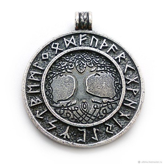 Handmade World Tree Pendant Necklace