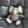 Squeaky Plush Dog Toy for Medium & Large Dogs (Grey)