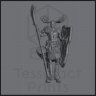 Teidn Keleh, Centaur Warrior Figure (Unpainted)
