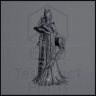 Isolde, the Cursed Oracle Figure (Unpainted)